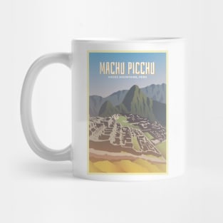 Machu Picchu, Peru - Vintage Travel Poster Mug